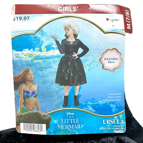 NWT The Little Mermaiad Ursula Costume Size 7/8 - Picture 2 of 7